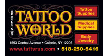 Saratoga Tattoo Expo brought to you by Spaulding's Tattoo World